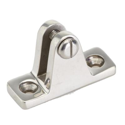 China Marine Boat Bimini Top Fitting Bimini Top Rail Fitting S.S. Deck Hinge for sale