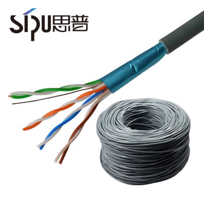 China SIPU factory wholesale 4 pairs CCA 26awg rj45 ethernet 26awg ftp cat5e network cable Cat5e cable cat5e for sale