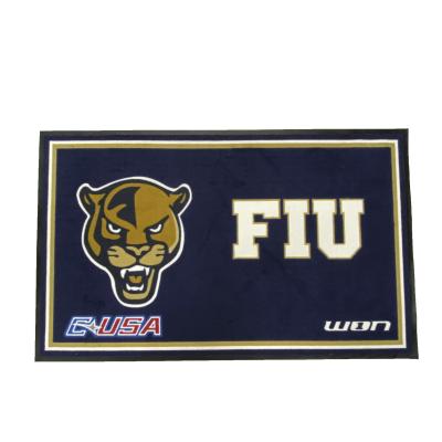 China Washable Custom Logo Mat Printed Nylon Doormat Rubber Entrance Anti-Slip Mat for sale