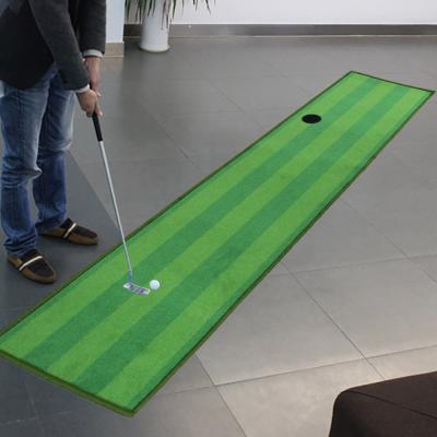 China Portable Mini Indoor Golf Putting Dotcom Putting Practice Hitting Swing Mini Range Turf Outdoor Driving Grass Floor Putter Golf Indoor Green Mat for sale