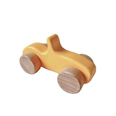 China Wooden Car Toy Freight Car Truck Craft Push Education Truck Shelf Wooden Toy Car Wooden Toy Earlier Decoration for sale