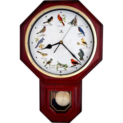 China Excellent School Bird Song Regulator Pendulum Wall Clock Customized By Traditional Price for sale