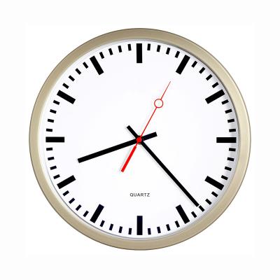 China Chinese Supplier Minimalist Custom Metal Modern Decorative Wall Clock for sale