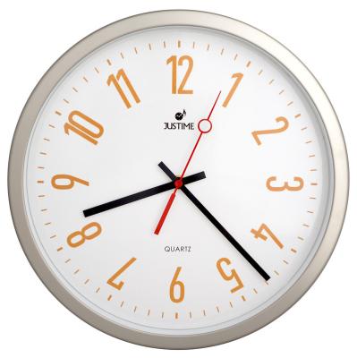 China Traditional Minimalist Favor Price Accept OEM/ODM Designer Metal Wall Clock for sale