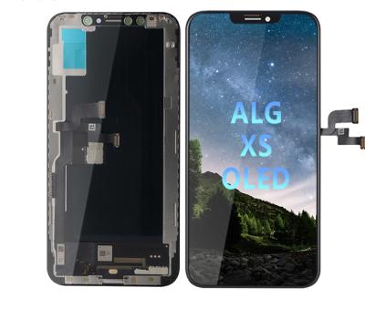 China Soft Quality Best Outlet OLED Factory Cell Phone Handy LCD Displays Screen For Phone XS Alg for sale