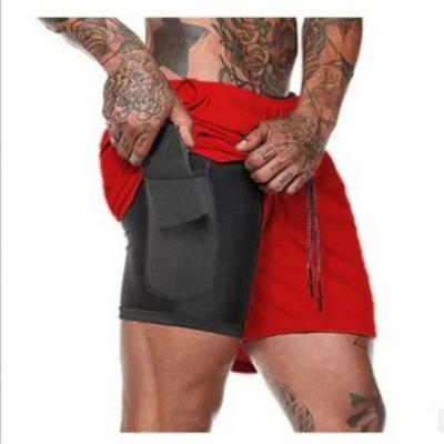 China Anti-Wrinkle Men Bodybuilding Muscle Training Sportswear Exercise Gym Shorts Running Shorts for sale