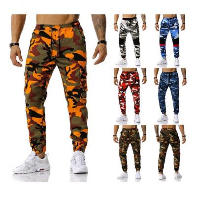 China 2021 Cotton Men's Most Popular Anti-wrinkle Camouflage Casual Pants Shape Men's Slim Trousers for sale