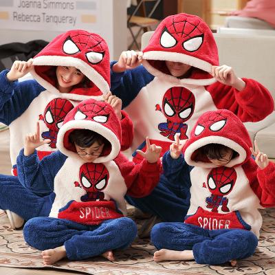 China New Design Wholesale QUICK DRY Kids Couples Pajamas Keep Wear Warm Flannel Family Sleep Luxury Thick Christmas Matching Pajamas for sale