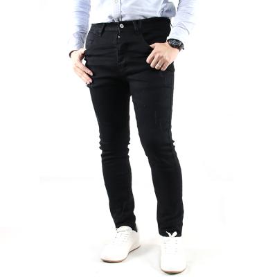 China Wholesale Color Fade Proof Oem Slim Cheap Elastic Skinny Custom Mens Jeans Denim Pants for sale