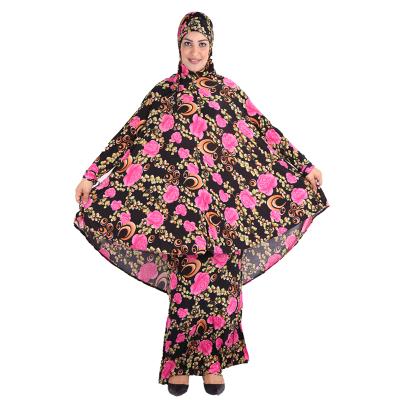 China Fashion Islamic Middle East Arab Women Plus Size Abaya Colorful Women M L XL XXL 3XL 4XL Muslim Dress for sale