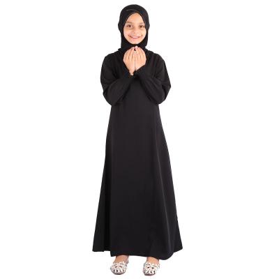 China Custom Fashion Muslim Kids Prayer Girls Dress Children Abaya Maxi Dresses M L XL XXL 3XL 4XL Suits for sale