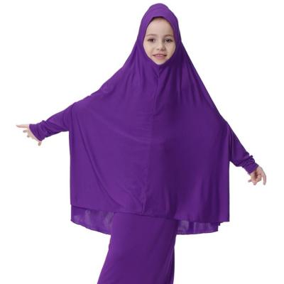 China Long Modest Islamic Muslim Casual Abaya M L XL XXL 3XL 4XL Islamic Muslim Air Child Prayer Dress for sale