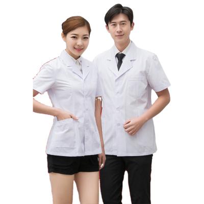 China New Style Comfortable Wholesale Fashionable Medical Polyester Lab Coat White Nurse Suit for sale