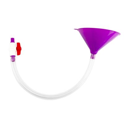 China Large viable purple single-drink beer funnel party for sale