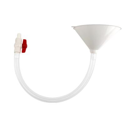 China PP White Single Drinks Big Beer Funnel Part for sale