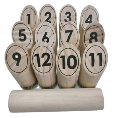 China Modern Wooden Number Block Game Throwing Set, Throwing Rolling Game for sale