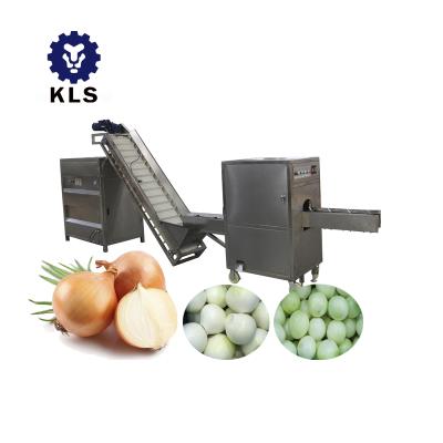 China No Wound and Peeling High Quality Fully Automatic Industrial Onion Peeling Machine and Onion Root Cutting Machine for sale