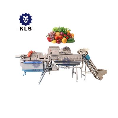 China Full-automatic clean line vegetable processing fruit and vegetable vegetable processing line for sale