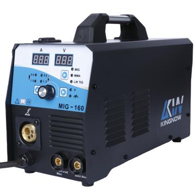 China PORTABLE 160A Gasless MIG Welding Machine 220V MULTIFUNCTIONAL MIG 160A Welding Machine for sale