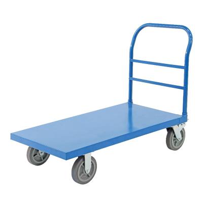 China Customized Dismantled Steel Disassembled Warehouse Handling Heavy Duty Platform Trolley for sale