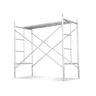 China Industrial Heavy Duty Adjustable Stable H Frame Disassembled Steel Galvanized Scaffolding for sale