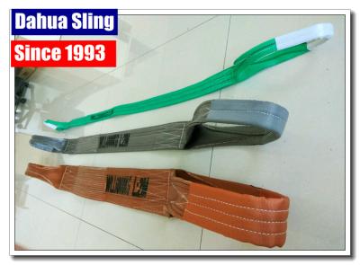 China Low Elongation Custom Lifting Straps , Double Layer Lifting Web Slings for sale