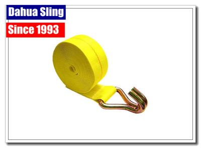 China Metal J Type Ratchet Strap Hooks 5000 Kg Plastic Surface Corrosion Resistance for sale