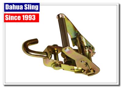 China Heavy Duty Long Ratchet Strap Handle With Swivel Hook For Small Ratchet Straps for sale