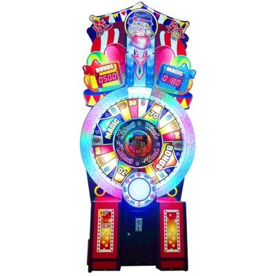 China Metal Game Coin Operated Amusement Wheel Arcade Magic Ticket Redemption Game Machine Te koop