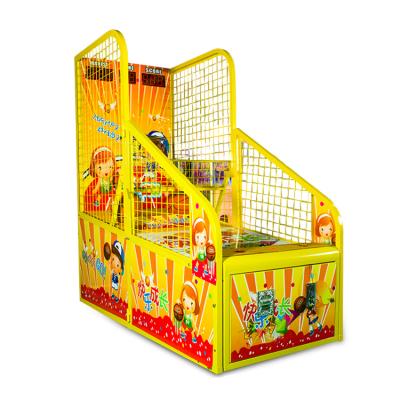 China Wooden Coin Operated Basketball Game Machine Kids Basketball Game Machine For Kid en venta