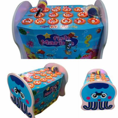 China Metal Children Hitting Arcade Machine Frog Hammer Game Machine Equipment Game Te koop