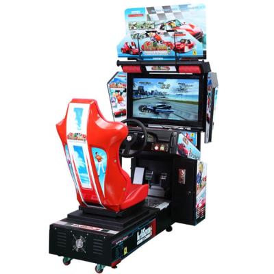 China Outdated Hardware 32inch Screen Racing Game Simulator 32 Outdated Racing Machine Te koop