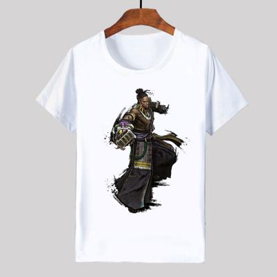 China Good Quality Yasuke Anime Cartoon Printing QUICK DRY Comfy Casual Kids Refine T-shirts White for sale