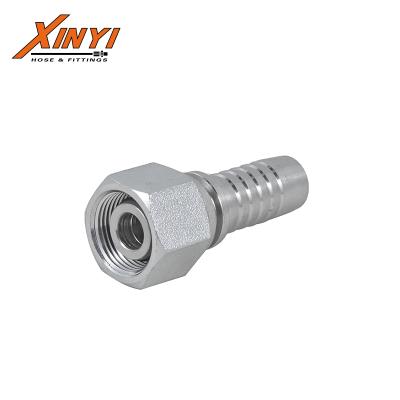 China Carbon Steel Stainless Steel Hydraulic Coupling Hose Fitting Coupler for Six Thread Rubber Hose Dodge High Pressure in Metric, DIN, JIS, BSP, NPT, JIC, ORFS for sale