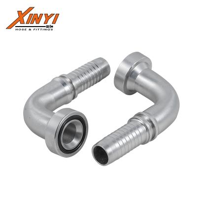 China Good Machinery OEM Sale 9000 PSI SAE Flange Stainless Steel Hydraulic Hose Fitting for sale