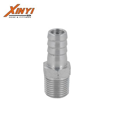 China Carbon Steel Stainless Steel BSPT Male Tapered Hose Fitting for sale