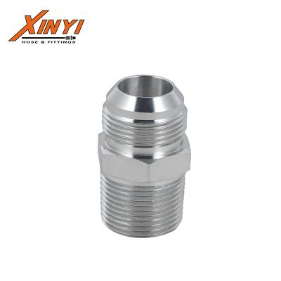 China Carbon Steel Stainless Steel Jic Male 74 Cone/NPT Male Adapter for sale