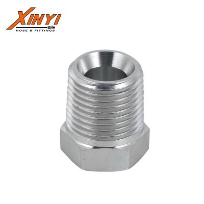 China Carbon Steel Stainless Steel 90Elbow NPT Female Machinery Parts Adapter for sale