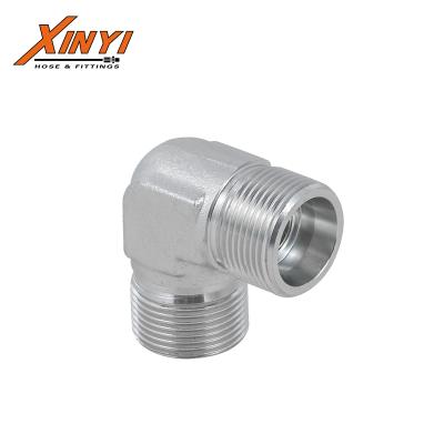 China Carbon Steel 90 Stainless Steel Elbow Male 24 Metric Cone Hydraulic Seat Adapter for sale