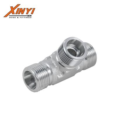 China Hot Forged Carbon Steel Stainless Steel Supplier China Pehel Carbon Steel AC AD Tube Fittings Hydraulic Equal Fitting for sale