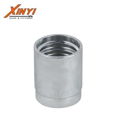 China Carbon Steel Stainless Steel Hydraulic Ferrule For SAE 100R2AT/EN 853 1SN 2SN Hose for sale