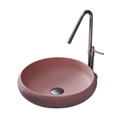 China High Quality Modern Eco-friendly Countertop Above Stone Cheap Art Wash Hand Basin Bathroom Sink Lavabo Countertop Sink for sale