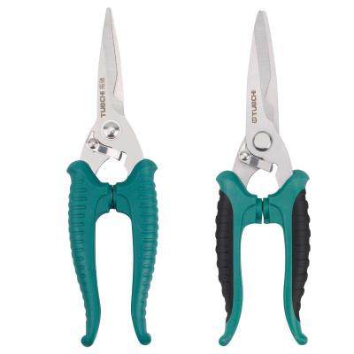 China Anti-Slip Handle 7 Inch Stainless Steel Blades Garden Hand Held Shears for sale