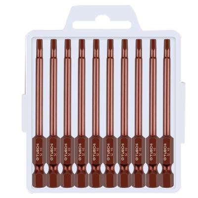 China Hexagonal Steel S2 Piece Electric Screwdriver Bit 10 1/4