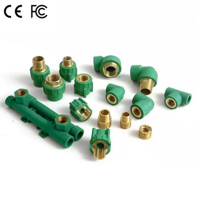 China Customized Corrosion Resistant 20-63mm Sizes Ppr Quality Best Fit Green All Types Of Ppr Pipe Fittings for sale