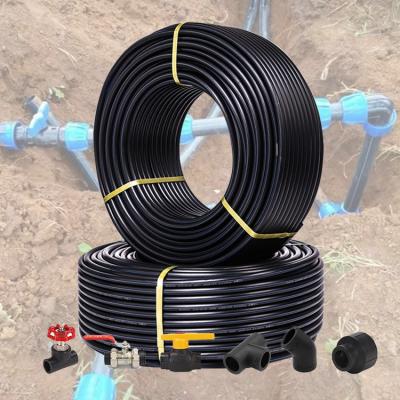 China Hot Selling Black PE Irrigation Pipe PE Pipe Farm Irrigation Polyethylene Plastic Pipes Agriculture Main Water Pipe for sale