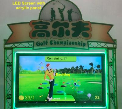 China Acrylic Make Money Championship Golf Game Machine Coin Operated Games Indoor Games For Adults for sale