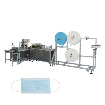 China Advertising Company High Speed ​​Disposable Roll 3 Ply Elastic Automatic Shoft Mask Machine for sale