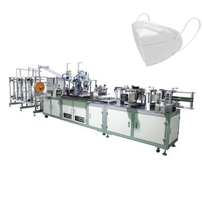 China Advertising Company Full Automatic Bipap Price Kn95 Body Spare Parts High Speed ​​Mask Machine for sale