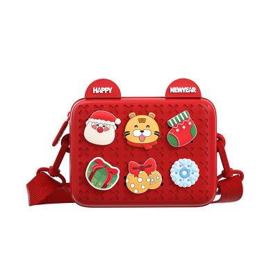 China Waterproof Candy Colors Cute DIY Mini Kids Tide Satchel Christmas Gift Bags for Girls Boys Children for sale